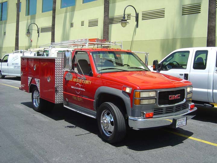 Los Angeles County NBC Universal Fire Services GMC