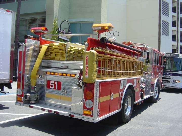 Los Angeles County NBC Universal FS pumper