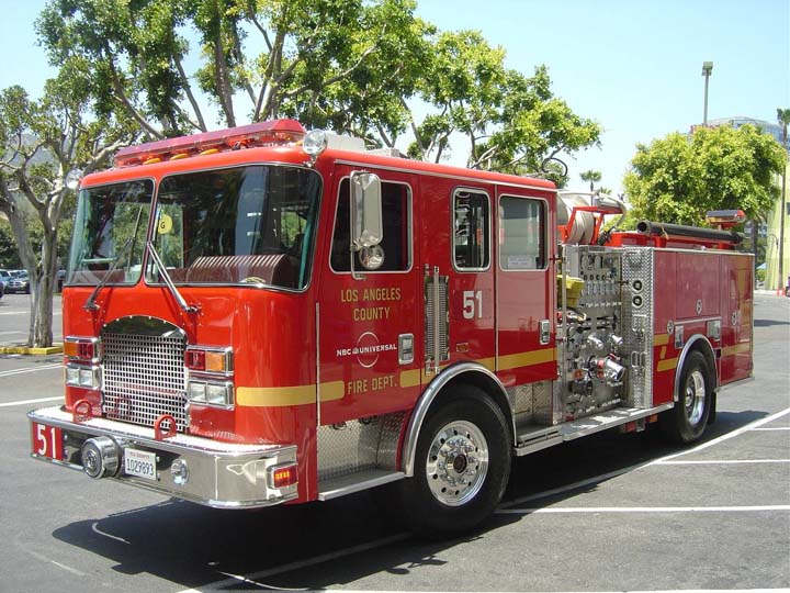 Photo of LA County NBC Universal FS pumper 51