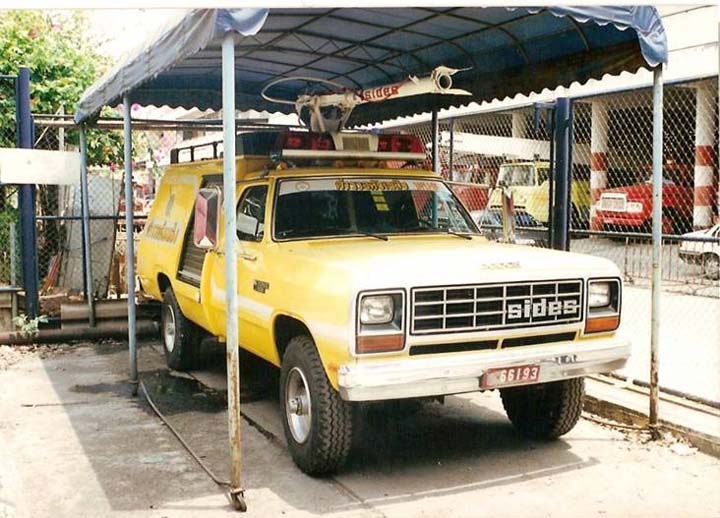 Bangkok Fire And Rescue Dodge Sides