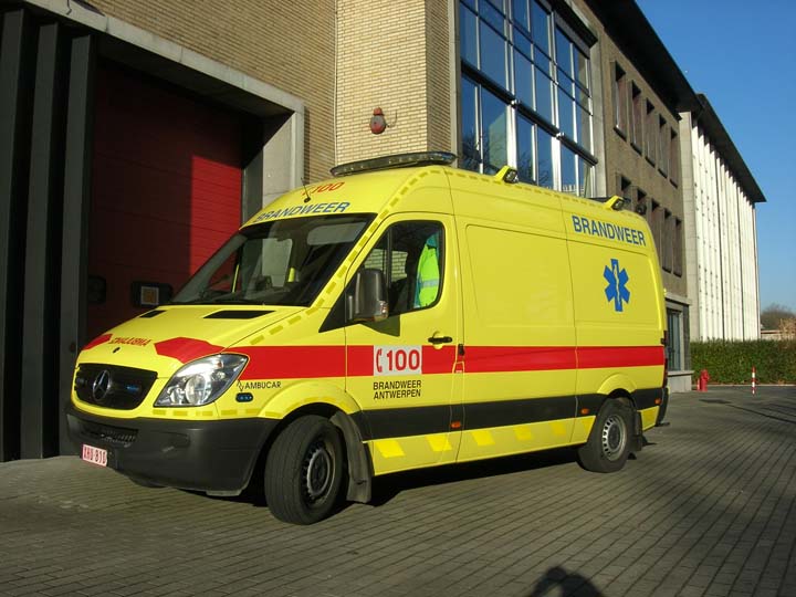 Brandweer Antwerpen Mercedes Sprinter Ambulance