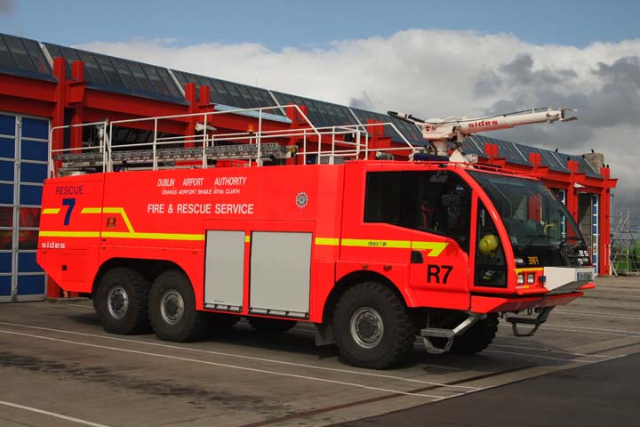 Dublin Airport Authority Sides R7 foam tender