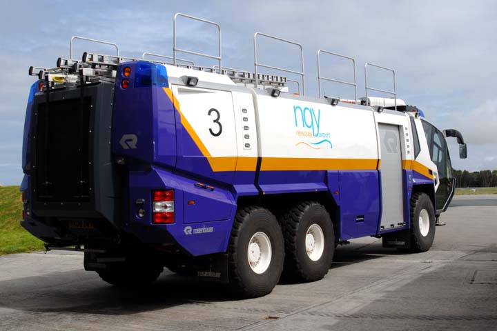 Newquay Airport Rosenbauer Panther YK08 DWY
