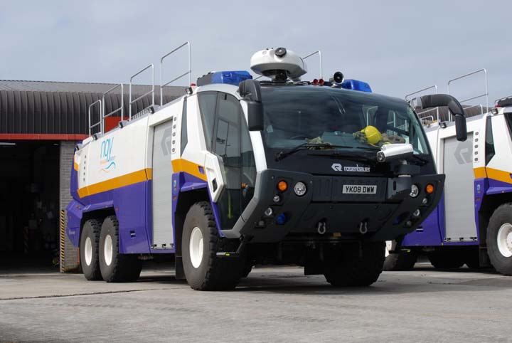 Newquay Airport Rosenbauer Panther YK08 DWW