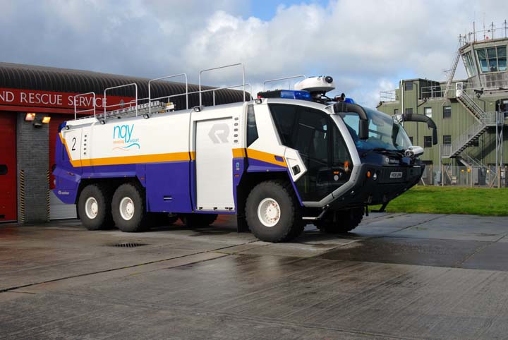 Newquay Airport Rosenbauer Panther YK08 DWX