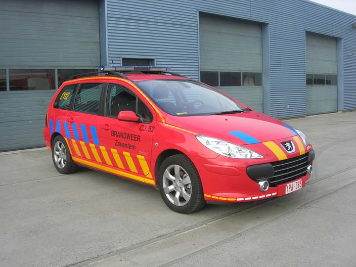 Brandweer Zaventem Peugeot 307
