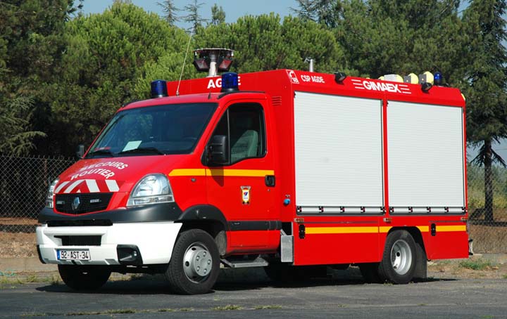 Agde Renault Rescue truck