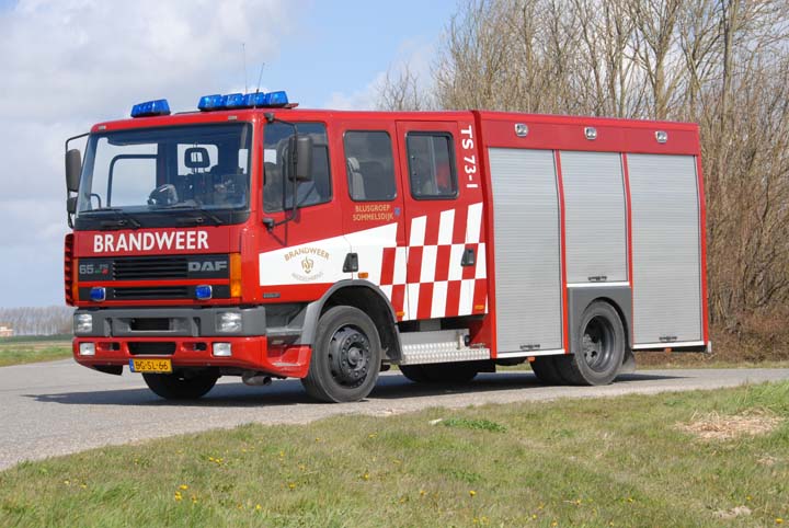Brandweer Sommelsdijk DAF FF65 pump