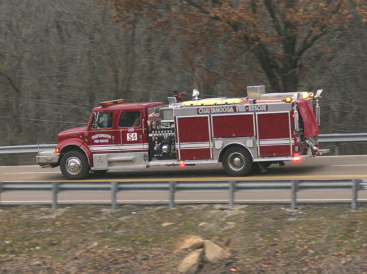 Fire Engines Photos Chattanooga, TN. Squad 4.