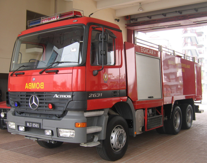 Malaysia Mercedes Actros Pumper