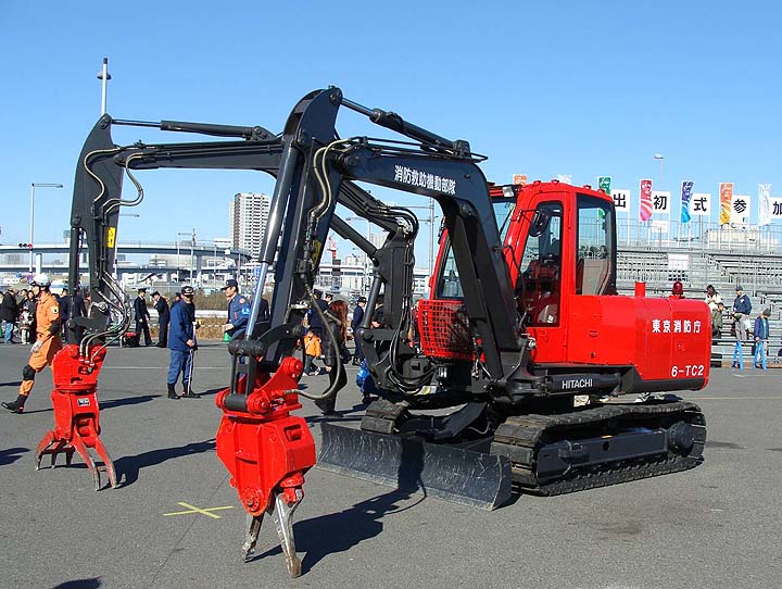 Tokyo FD (Adachi) Hitachi  crane Hyper Rescue 6