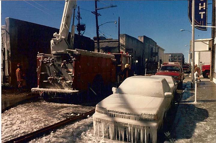 Engine of New Orleans FD unusual conditions