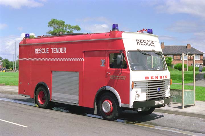 Cleveland County Fire brigade Dennis Rescue Tender