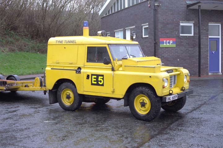 Tyne Tunnel fire appliance Land Rover E5