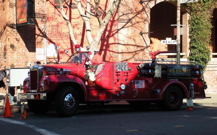 1955 Mack Touring Fire Engine