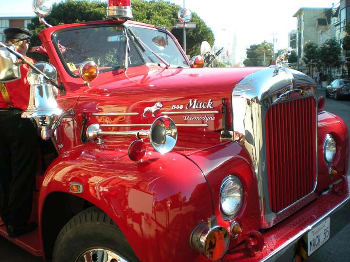 1955 Mack Touring Fire Engine in California