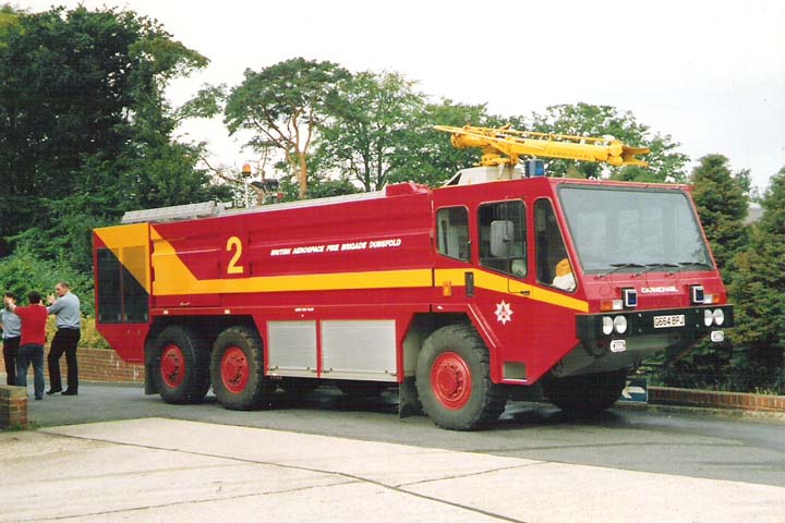1990 Carmichael / Unipower RE6D 6x6 Crash Tender.