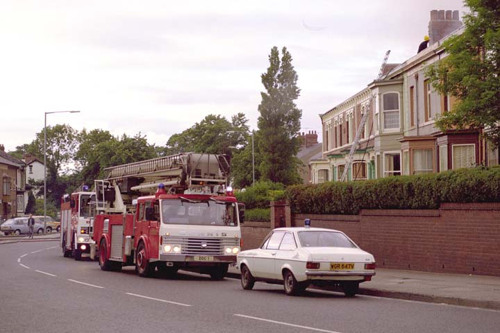 Cleveland County Fire brigade Dennis HP 1983