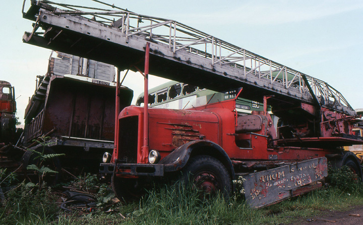 Dennis Merryweather TL in scrapyard