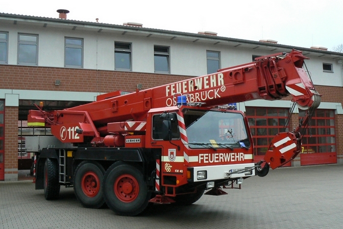 Feuerwehr Osnabrück Liebherr Feuerwehrkran