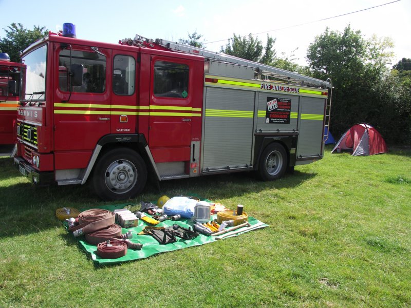 Odiham fire show 2008 Dennis
