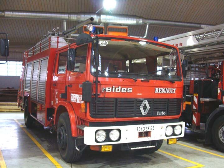 Colmar Fire station France Renault Sides