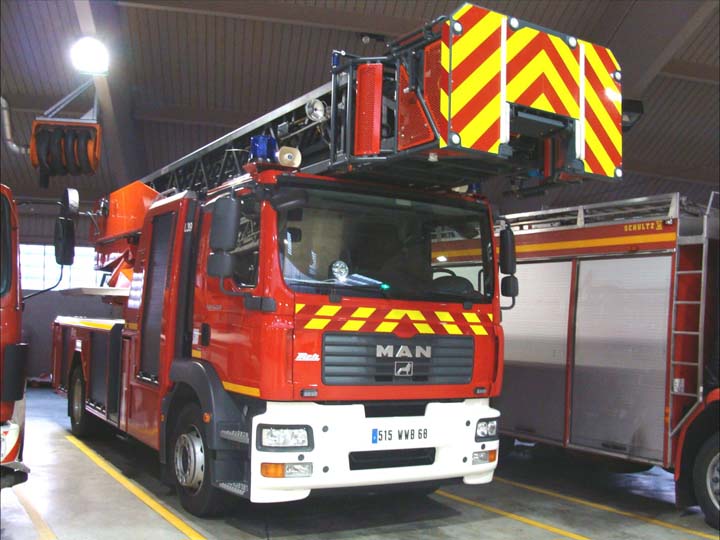 Colmar Fire station France MAN Metz 