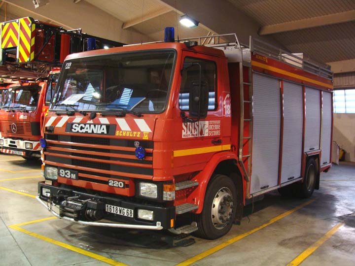 Colmar Fire station France Scania Schultz