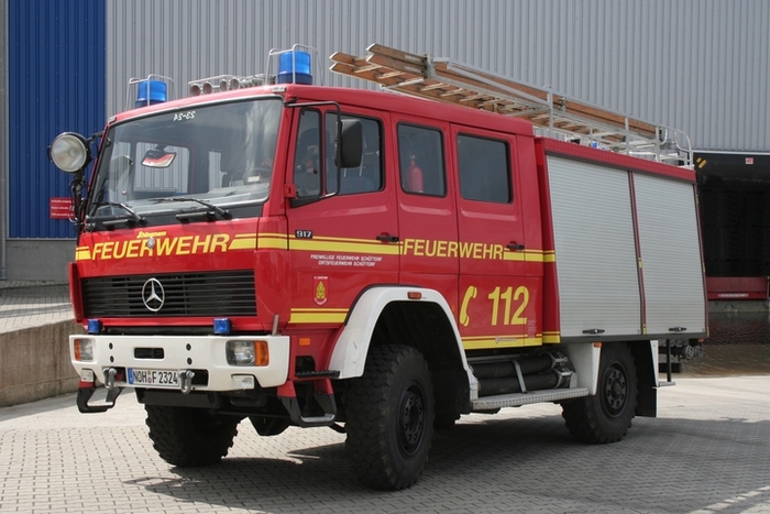 Mercedes 917 watertender Feuerwehr Schüttorf
