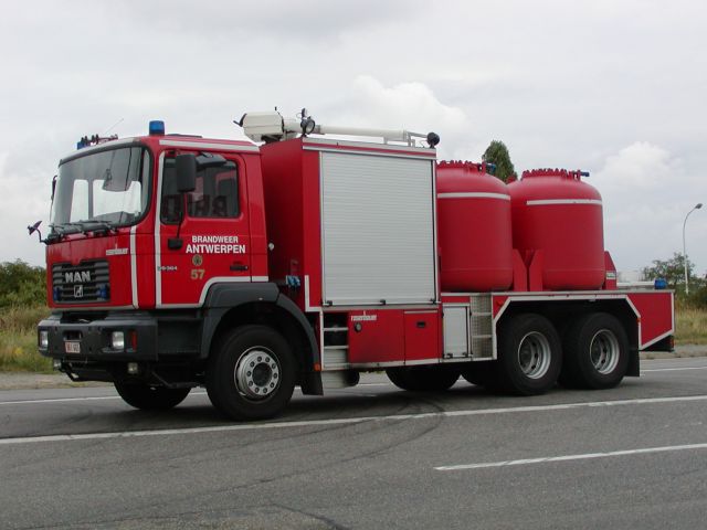 Brandweer Antwerpen  MAN powder init