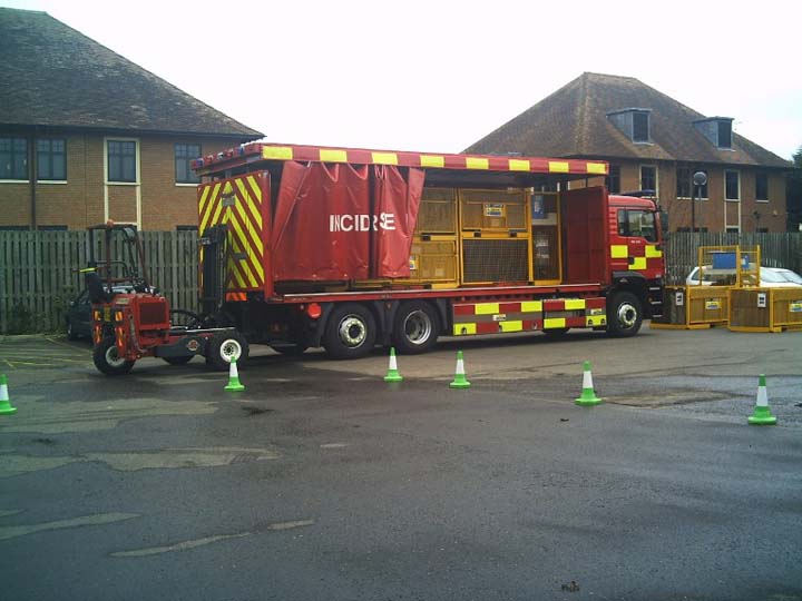 Surrey IRU MAN at Leatherhead fire station