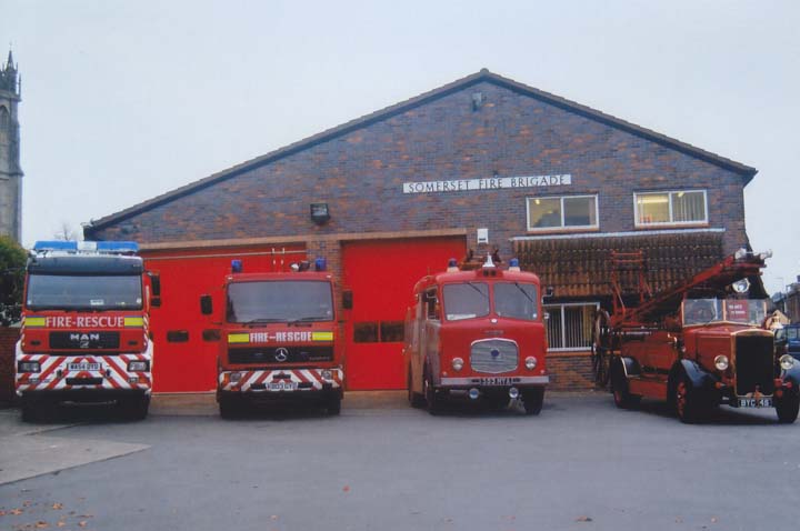 Line up at Glastonbury Fire station 2006