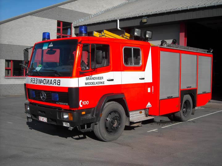 Brandweer Middelkerke Mercedes Ecoliner pump