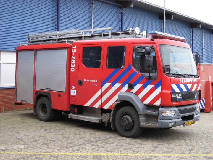 Brandweer Den Haag DAF Ziegler pump 15-7830