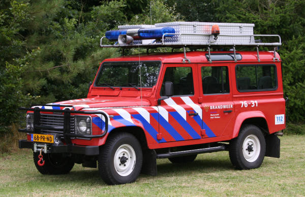 brandweer Vledder 7631 Land Rover Defender