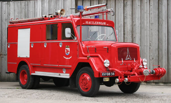 brandweer Haulerwijk Magirus-Deutz watertender