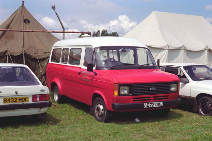 Cleveland County Fire brigade Ford Transit Crewbus