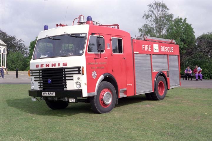 Cleveland County Fire brigade Dennis XVN559T