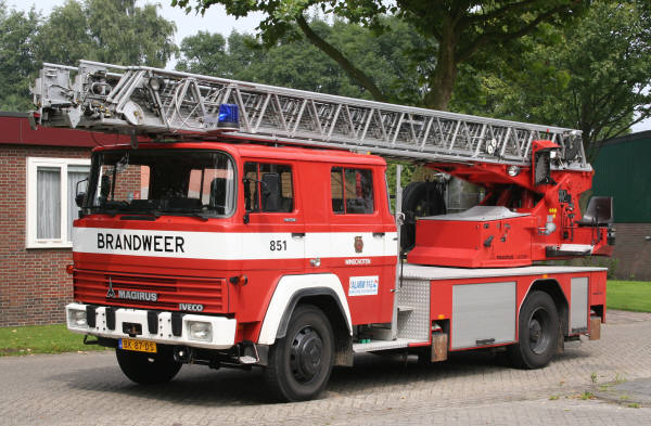 brandweer Winschoten Magirus-Deutz ladder
