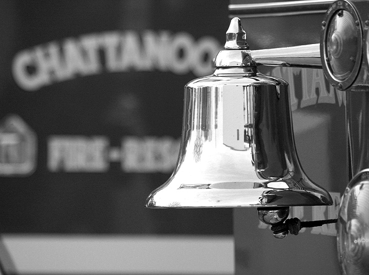 Chattanooga, TN Fire bell on a Seagrave