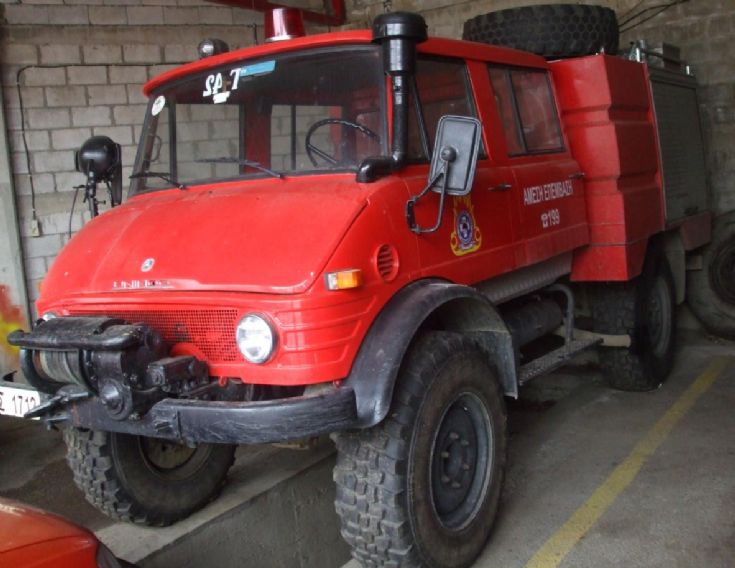 Unimog U125 Rosenbauer pump Greece 