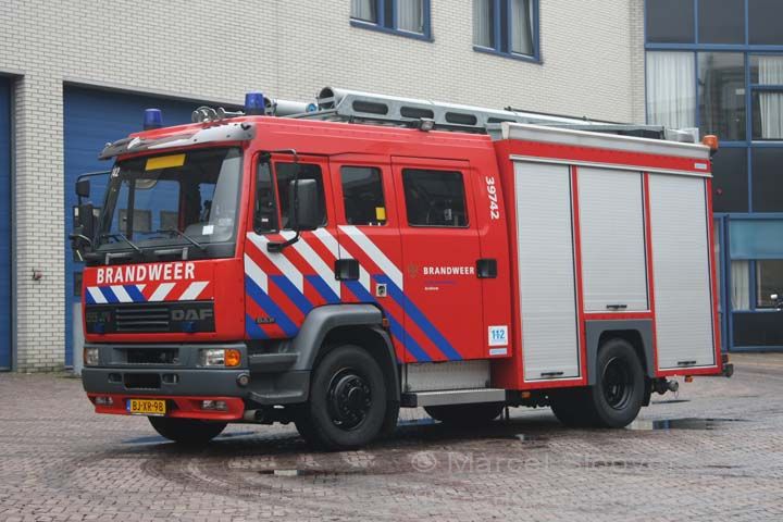 Brandweer Arnhem DAF FF55 Gemco pump