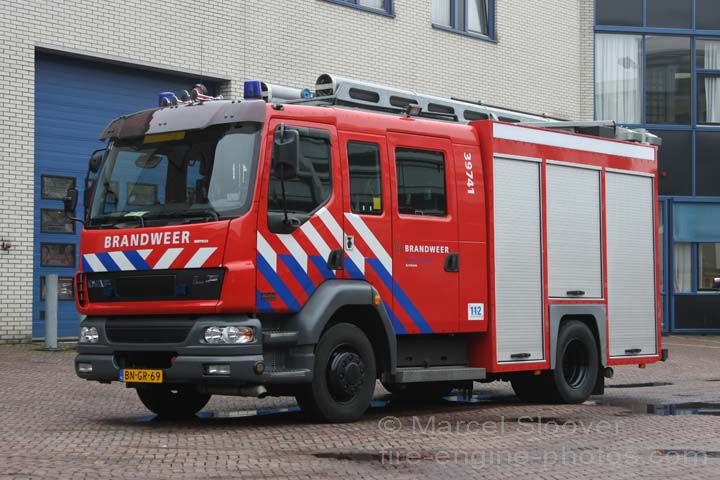 DAF LF55 Gemco pump Brandweer Arnhem