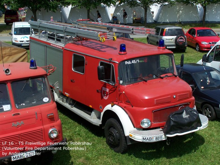 Feuerwehr Poberschau Mercedes LF16-TS