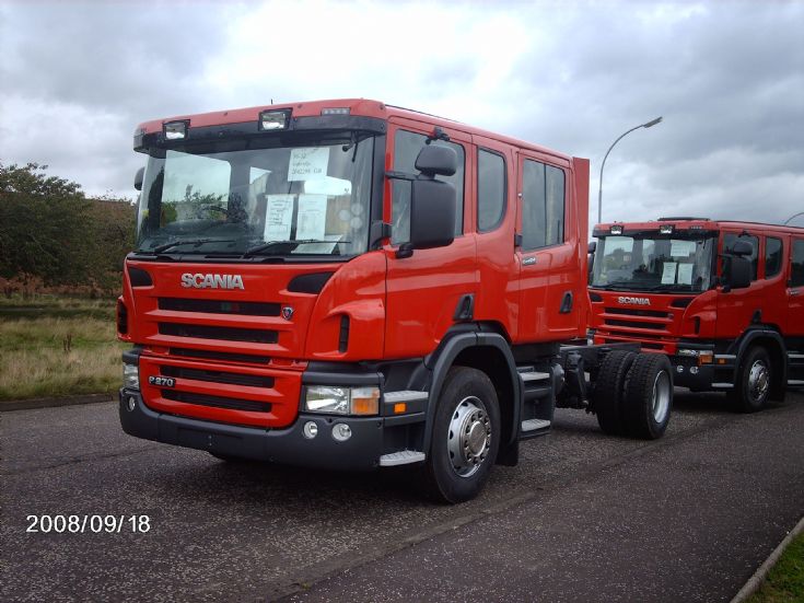 New Scanias at E-One Cumnock