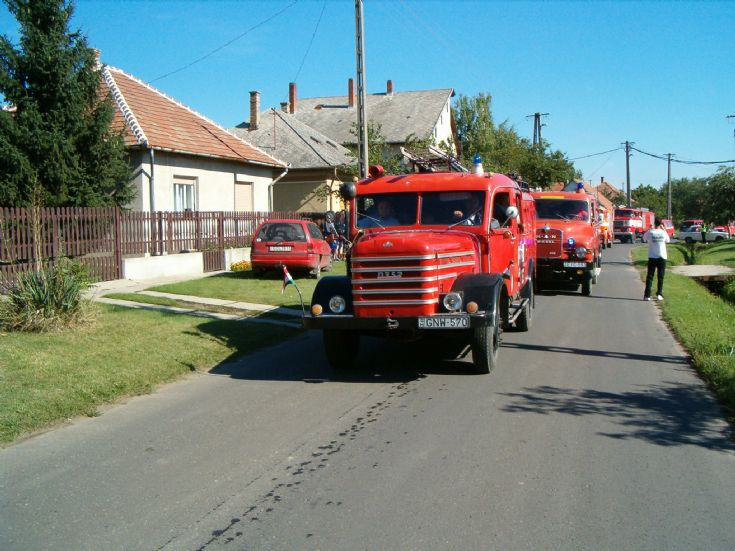 Old timer fire engine in hungary