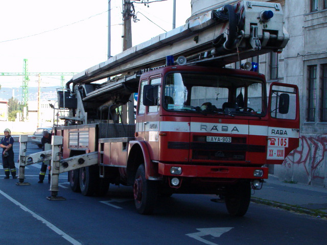 Rába Simon Snorkel Budapest Fire Department