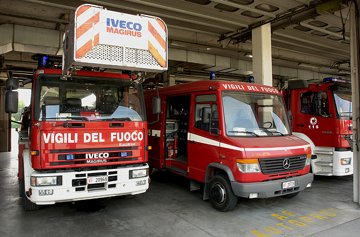 Bologna Italy Iveco Turntable ladder