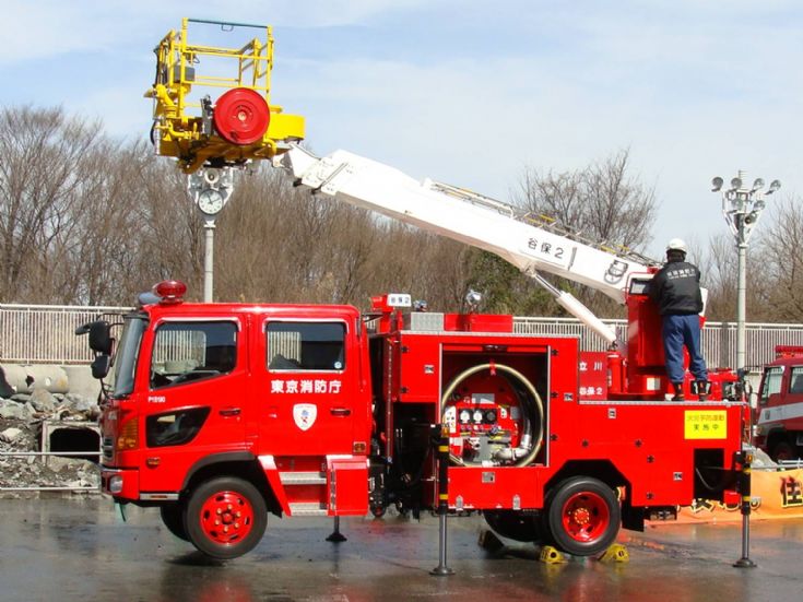 Tokyo FD Yahio Fire station Hino Morita