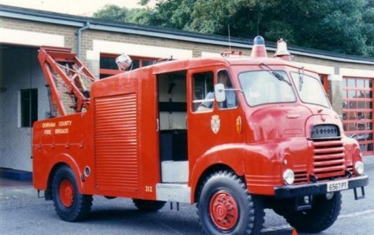 Durham county Fire brigade Bedford Breakdown lorry